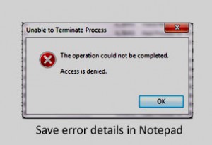 simple notepad to dropbox unable to import error