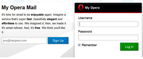 opera mail for xp