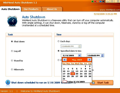 Wise Auto Shutdown 2.0.5.106 download the last version for mac
