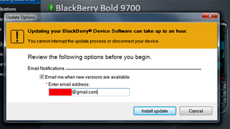 Erase and Reload Software In Blackberry