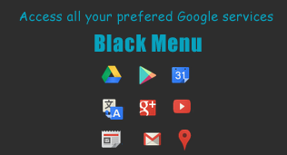 black menu extension