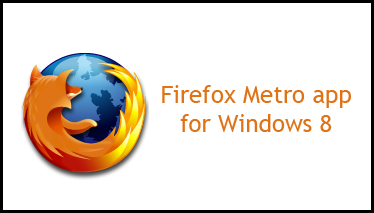 Windows 8 Firefox Metro Browser