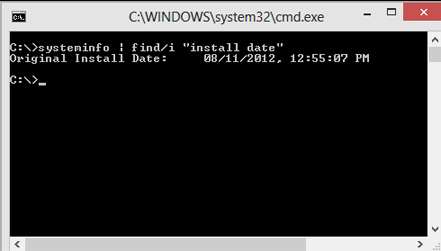 Windows Date Of Installation