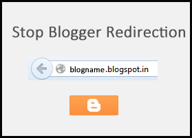 Stop Blogger Redirection